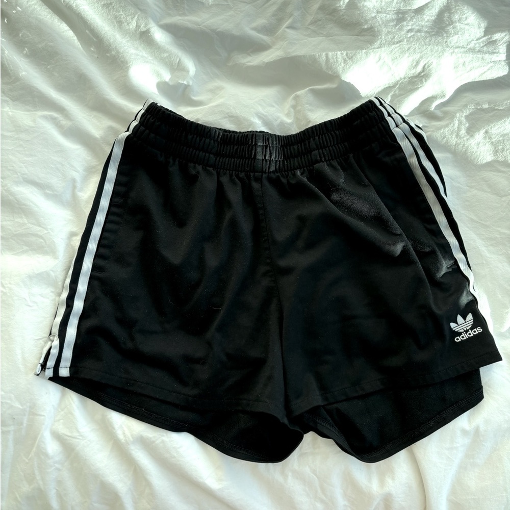Adidas Black Stripe Shorts